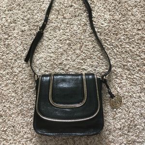 Michael Kors black leather bag